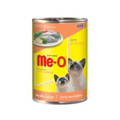 Me-O Mackerel Canned Wet Cat Food, 400gm