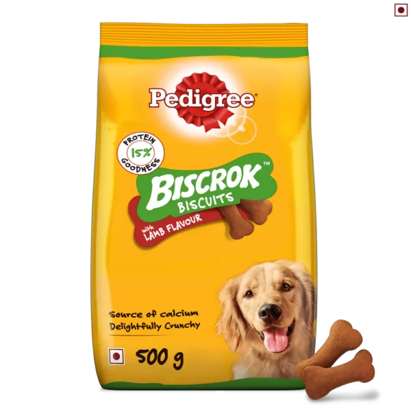 Pedigree Biscrok Biscuit Lamb Dog Treat