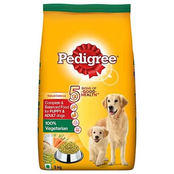 Pedigree Complete & Balanced Food for Puppy & Adult Dogs 100%Vegetarian