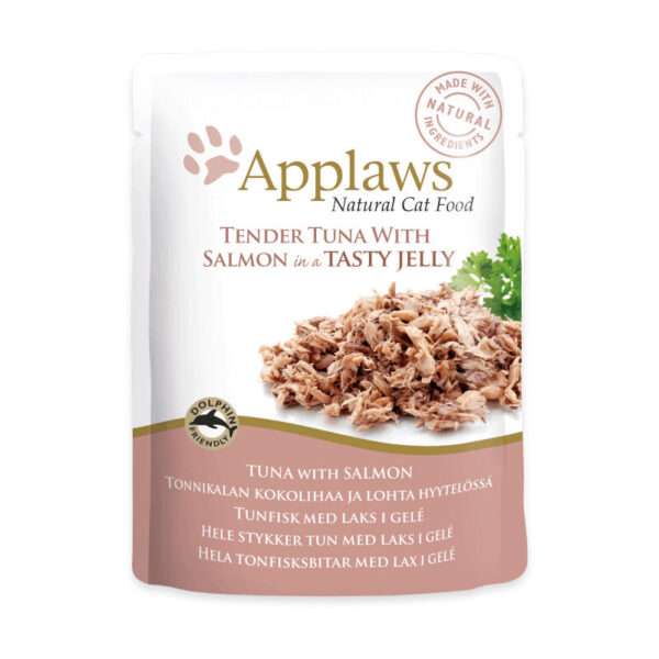 Applaws Tuna Wholemeat with Salmon in Jelly Wet Cat Food