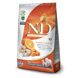 N&D Pumpkin Grain Free Codfish & Orange Adult Medium & Maxi Dog Food