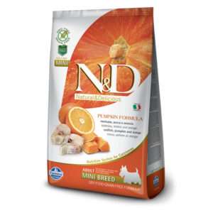 N&D Pumpkin Grain Free Codfish & Orange Adult Mini Dog Food