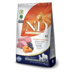 N&D Pumpkin Grain Free Lamb & Blueberry Adult Medium & Maxi Dog Food