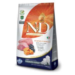 N&D Pumpkin Grain Free Lamb & Blueberry Puppy Medium & Maxi Dog Food