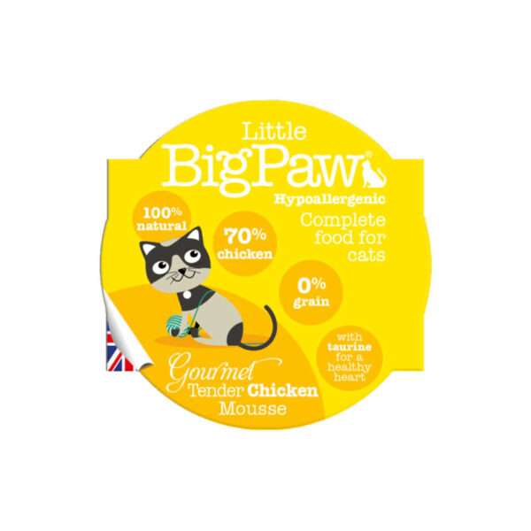 Little Big Paw Gourmet Tender Chicken Mousse For Cats