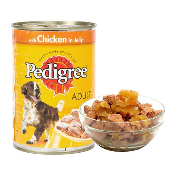 Pedigree Adult Chicken in Jelly Wet Dog Food Can