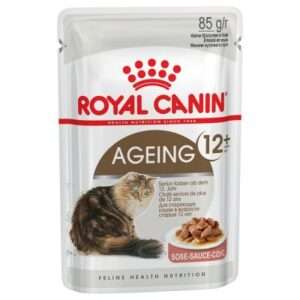 Royal Canin Ageing 12+ Chunks in Gravy Cat Food Pouch