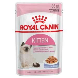 Royal Canin Kitten Chunks in Jelly Cat Food Pouch