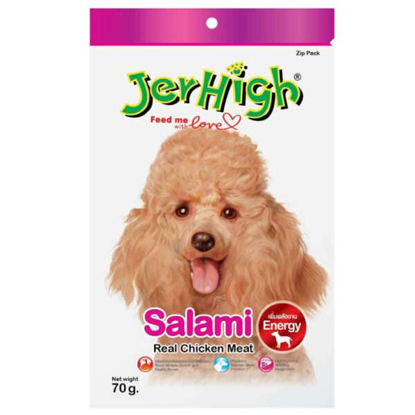 JerHigh Salami Real Chicken Meat Dog Treats