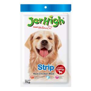 JerHigh Strip Real Chicken Meat Dog Treats