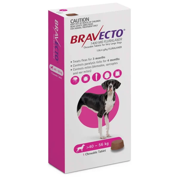 Bravecto Tablets For Dogs (40 - 56 kg)
